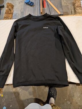 Carhartt Black Long Sleeve Crewneck Sweatshirt
